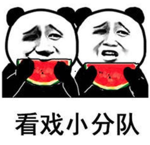 女子吃瓜表情包